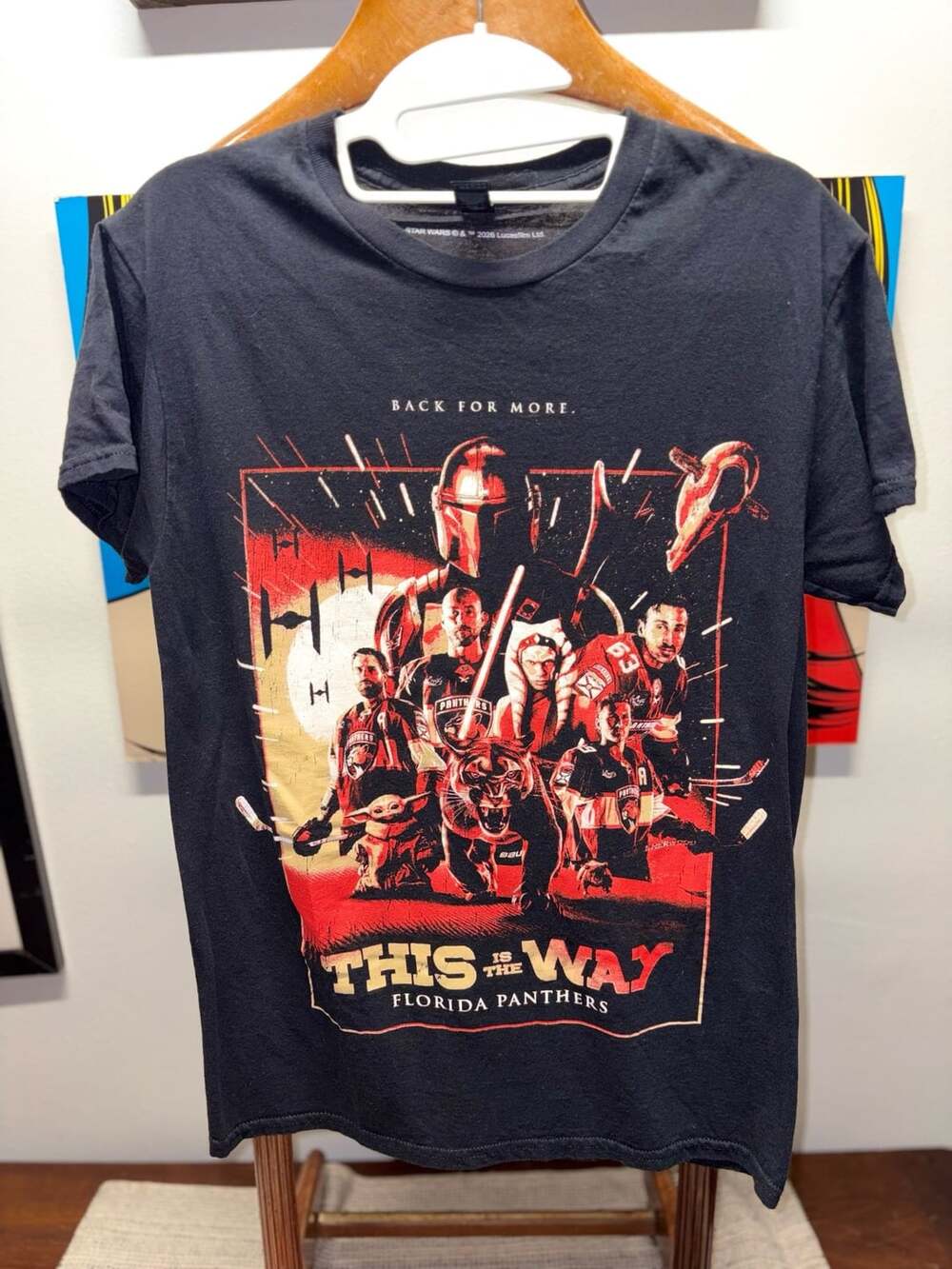 Star Wars Florida Panthers This Is The Way Graphic T-Shirt Black